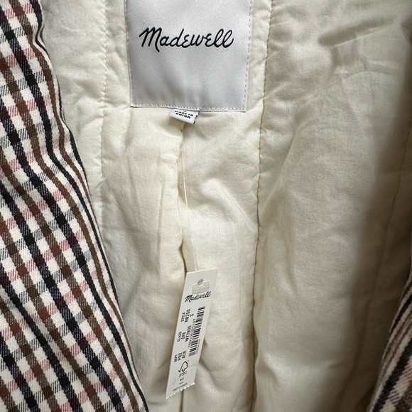 NWT Madewell Padded Blazer Jacket - Picture 6 of 7